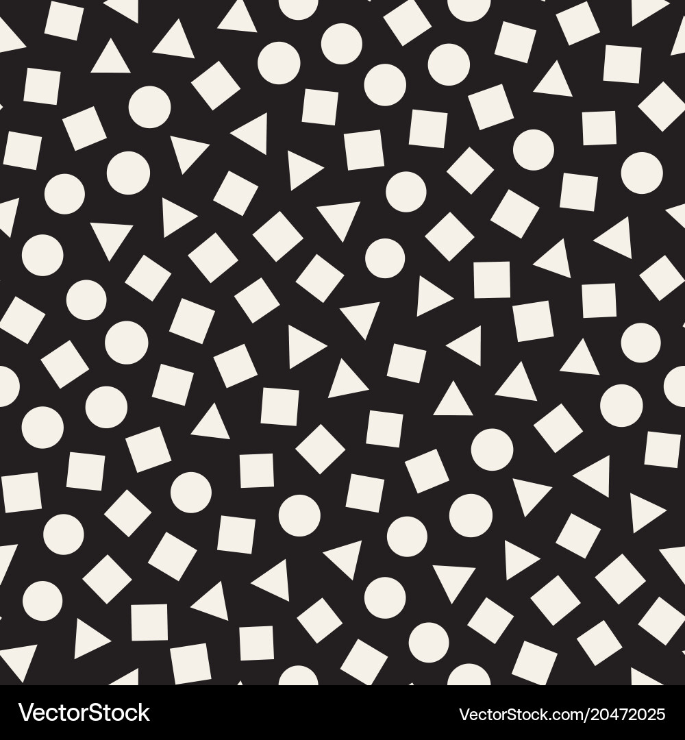 Seamless chaotic patterns randomly scattered Vector Image