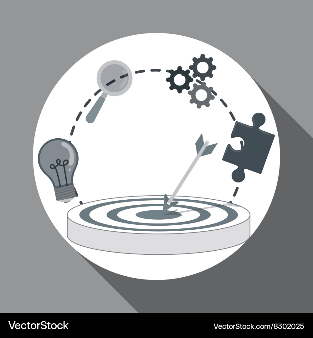 Solution icon design Vector Image