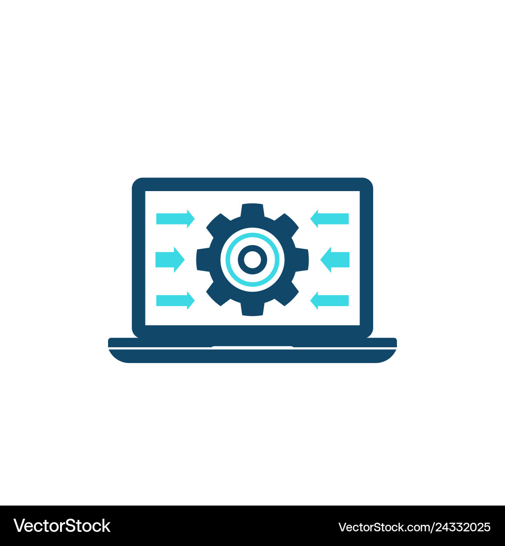 System Integration Technology Icons vector image