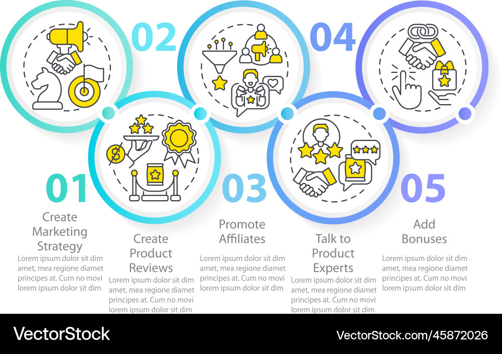 Begin affiliate program onboarding mobile app Begin affiliate program onboarding mobile app vector image