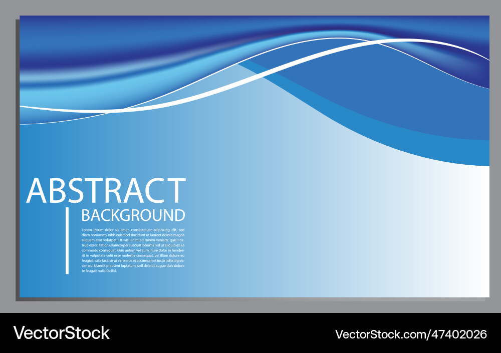 Blue Gradient Mesh Wave Background – Royalty-Free Vector | VectorStock