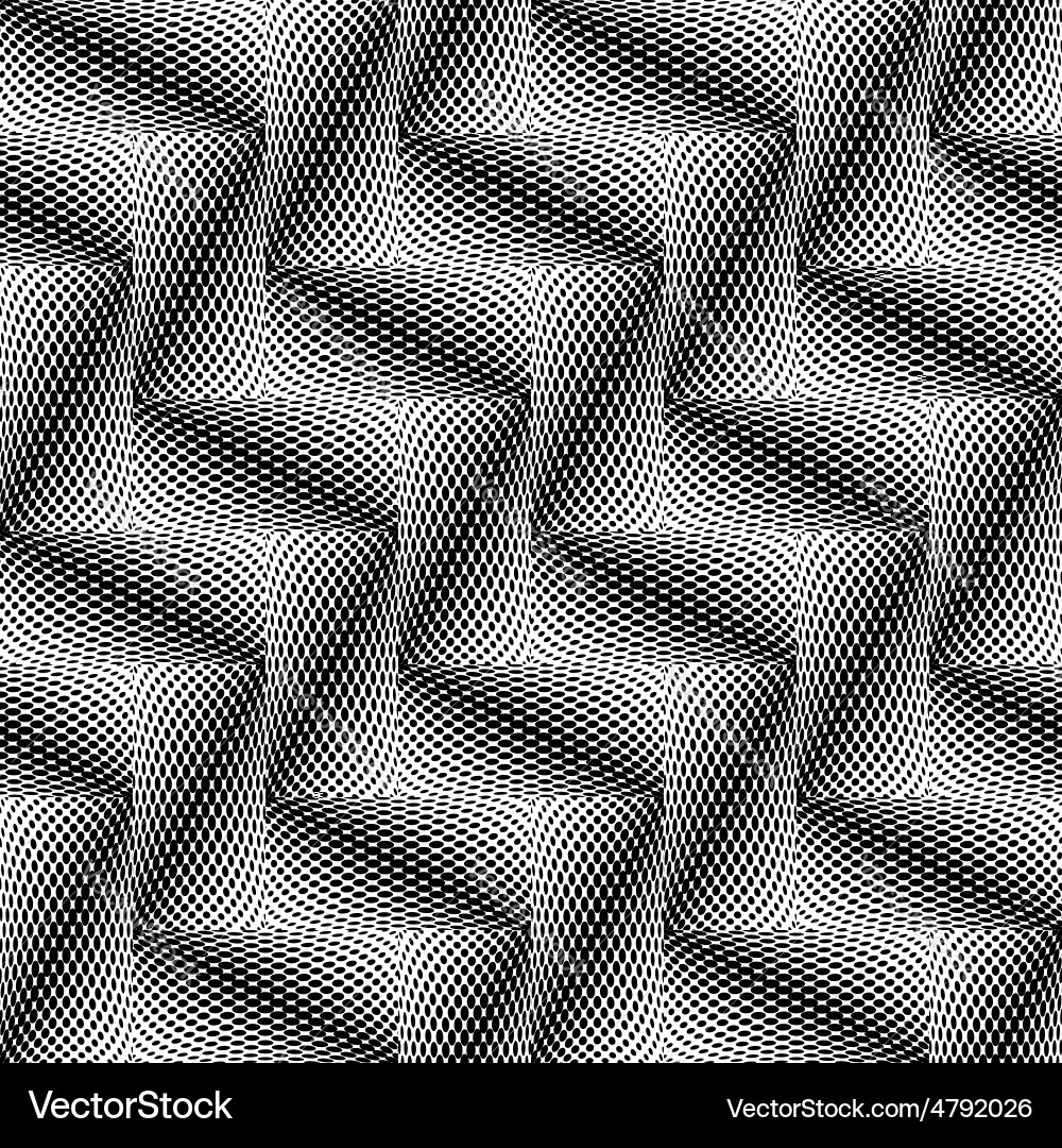 Design seamless monochrome dots pattern vector image