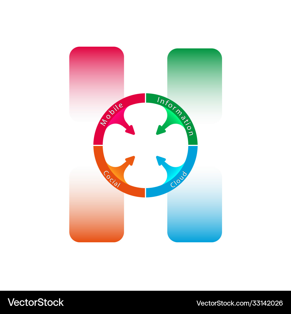 Diagrams for project with space text Diagrams for project with space text vector image