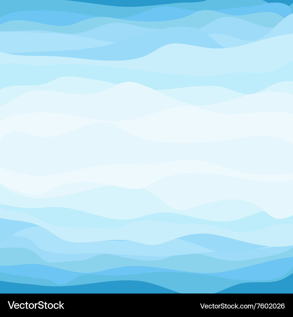 Dynamic Blue Wave Pattern vector image