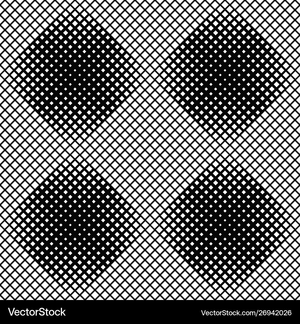 Geometrical seamless diagonal square pattern vector image