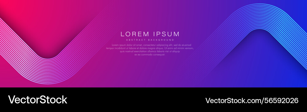Modern abstract gradient banner background Modern abstract gradient banner background vector image