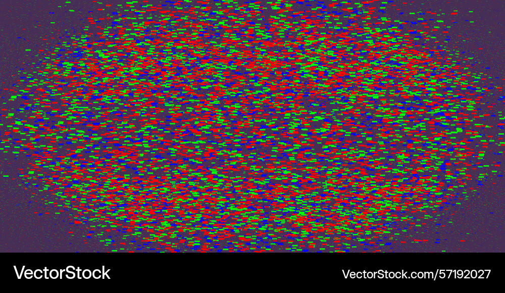 Abstract background with colorful glitch effect Vector Image