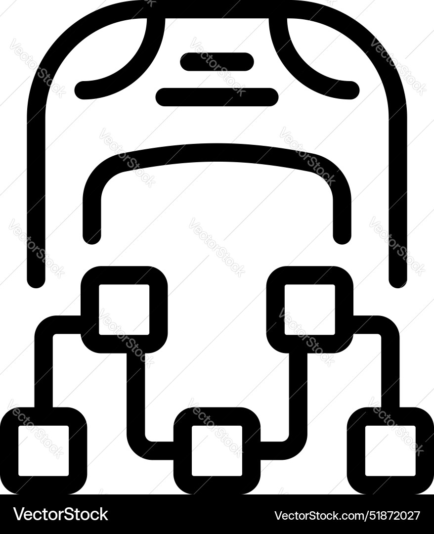 Algorithm structure showing machine learning Algorithm structure showing machine learning vector image