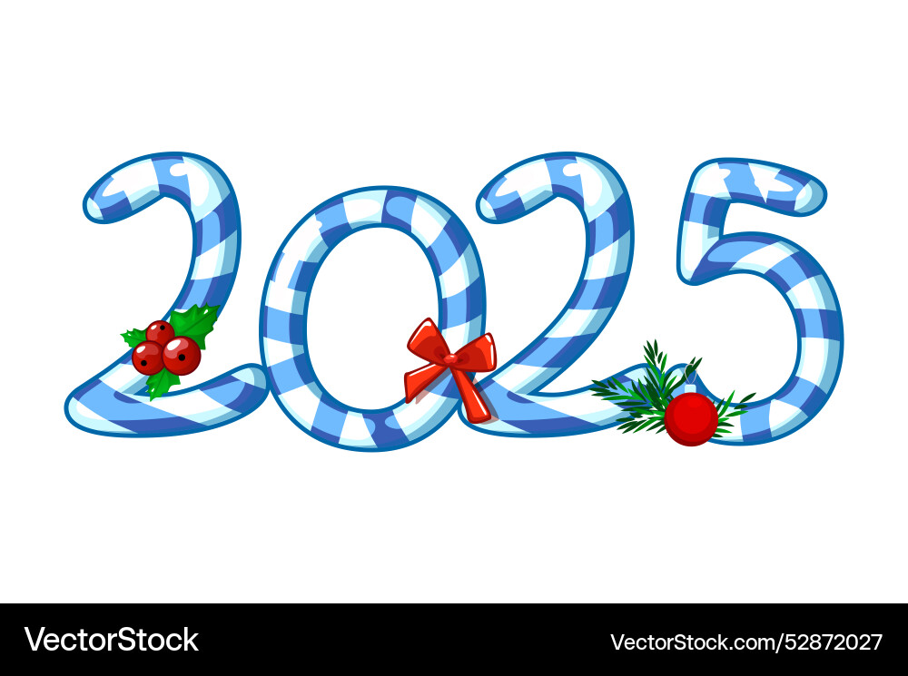 Frohes neues Jahr 2024 wie Süßigkeiten isoliert Zahlen Frohes neues Jahr 2024 wie Süßigkeiten isoliert Zahlen vektorbild