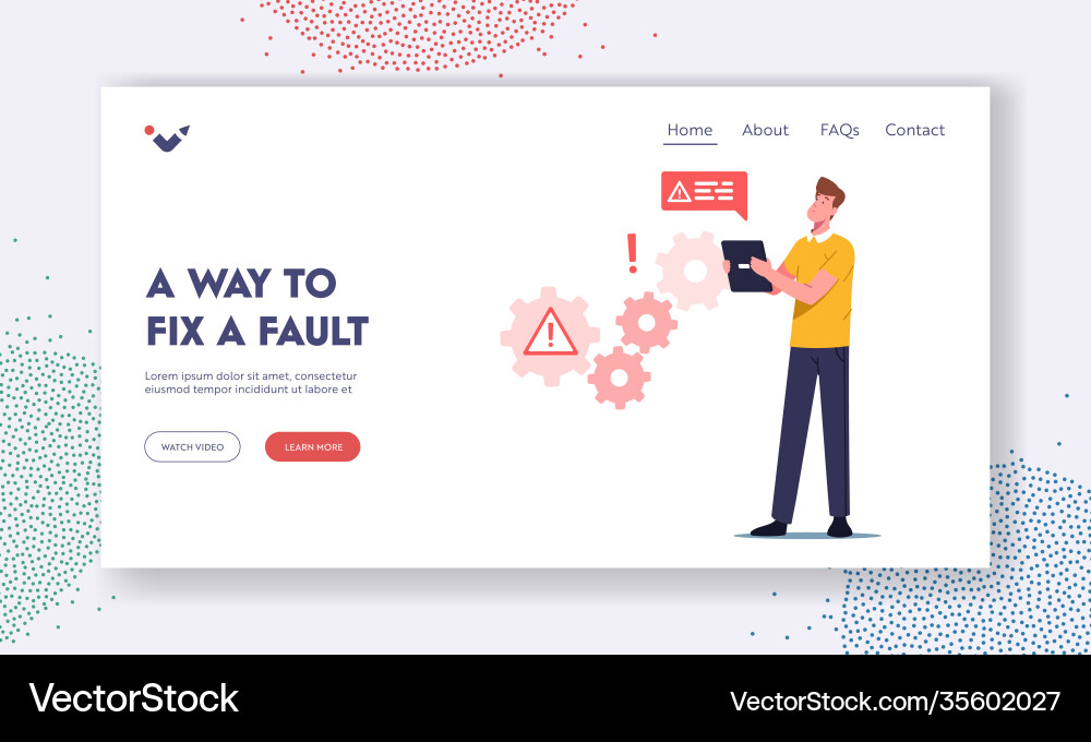 System work error website under construction 404 System work error website under construction 404 vector image