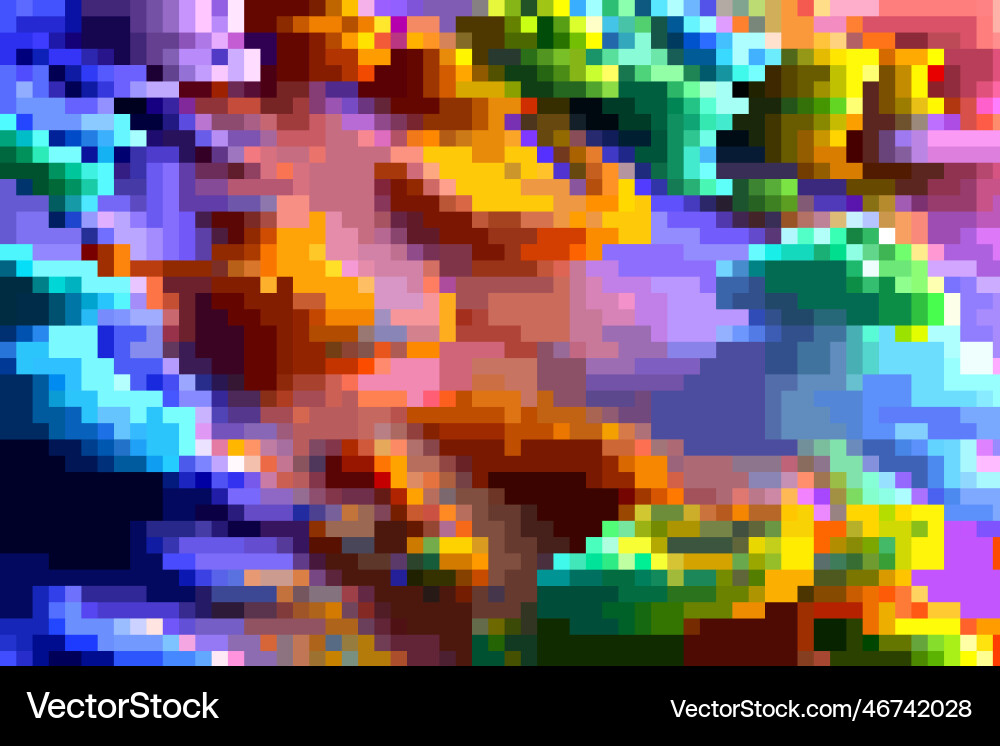 8-bit pixel abstract backdrop background 8-bit pixel abstract backdrop background vector image