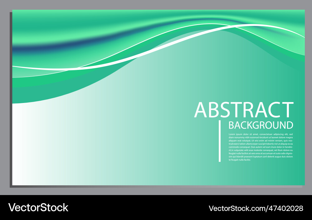 Abstract background smooth green gradient mesh Abstract background smooth green gradient mesh Vector Image