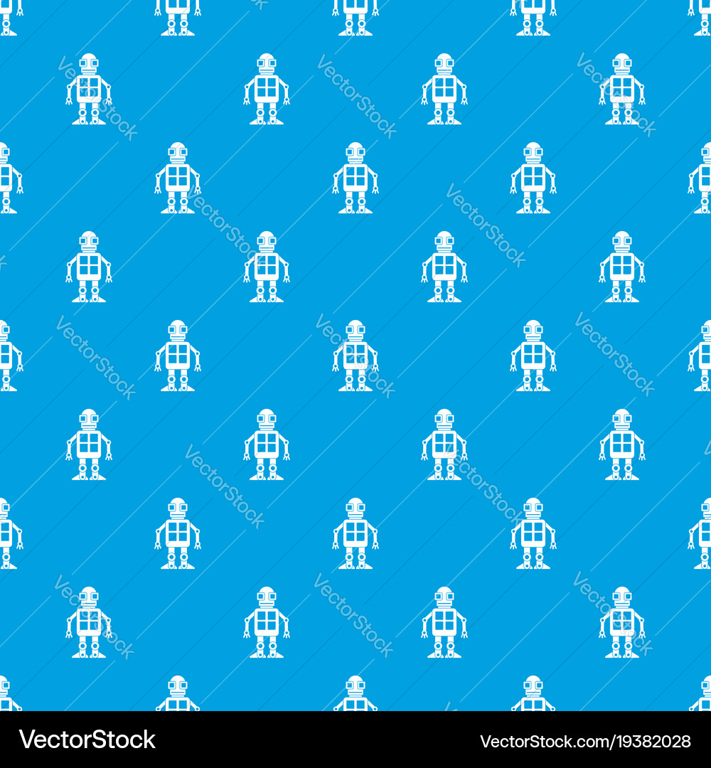 Artificial intelligence concept pattern seamless vector image