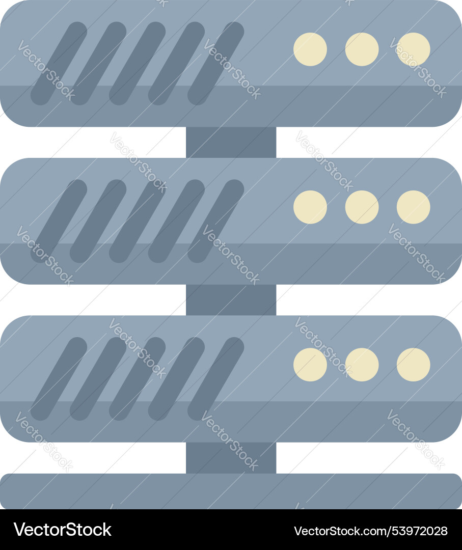 Database server providing cloud computing services Database server providing cloud computing services vector image