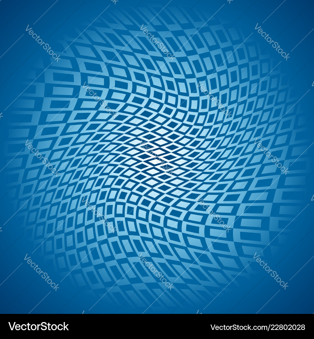 Distorted checkered pattern Distorted checkered pattern vector image