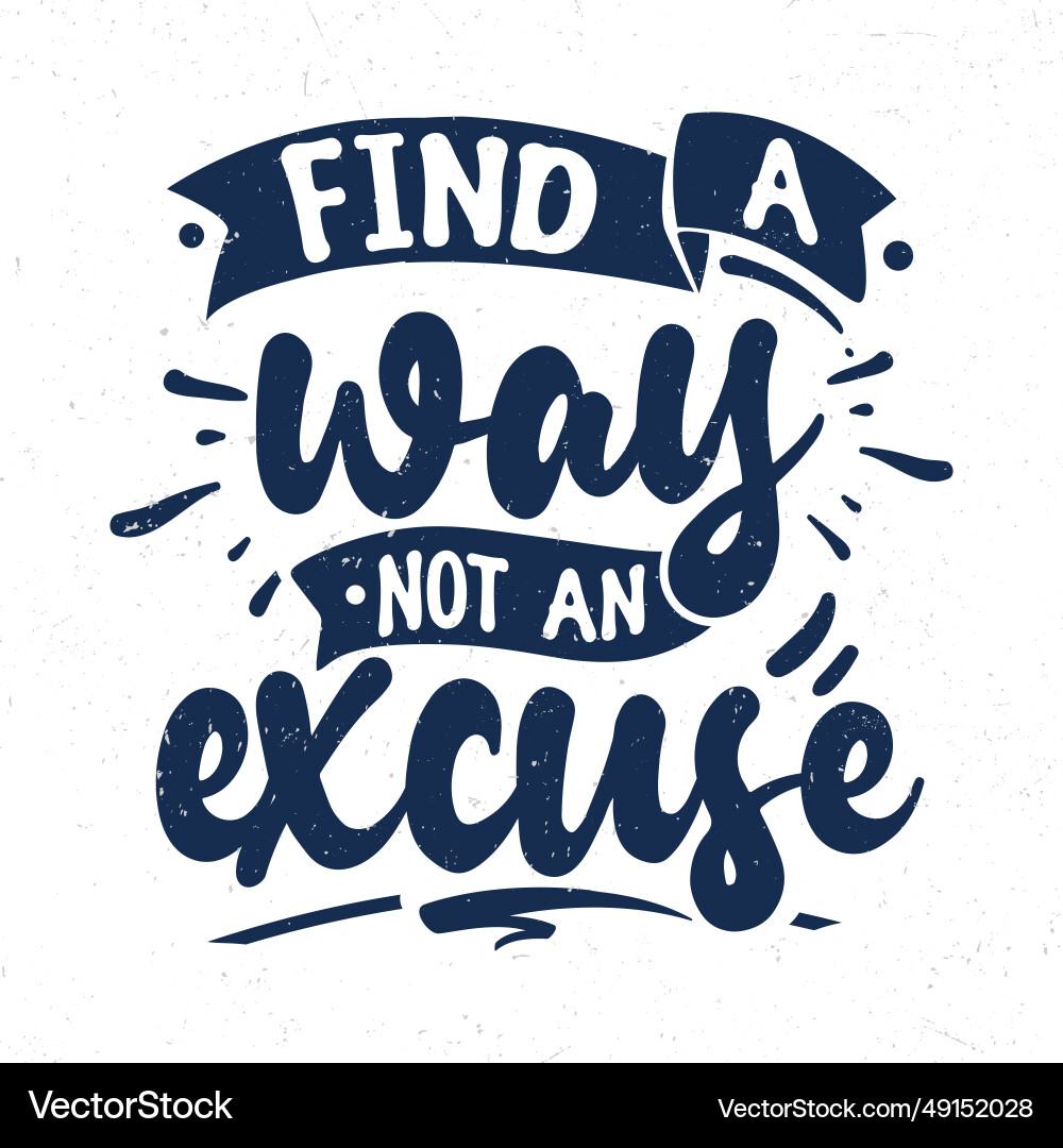 Find Your Path Typography vector image
