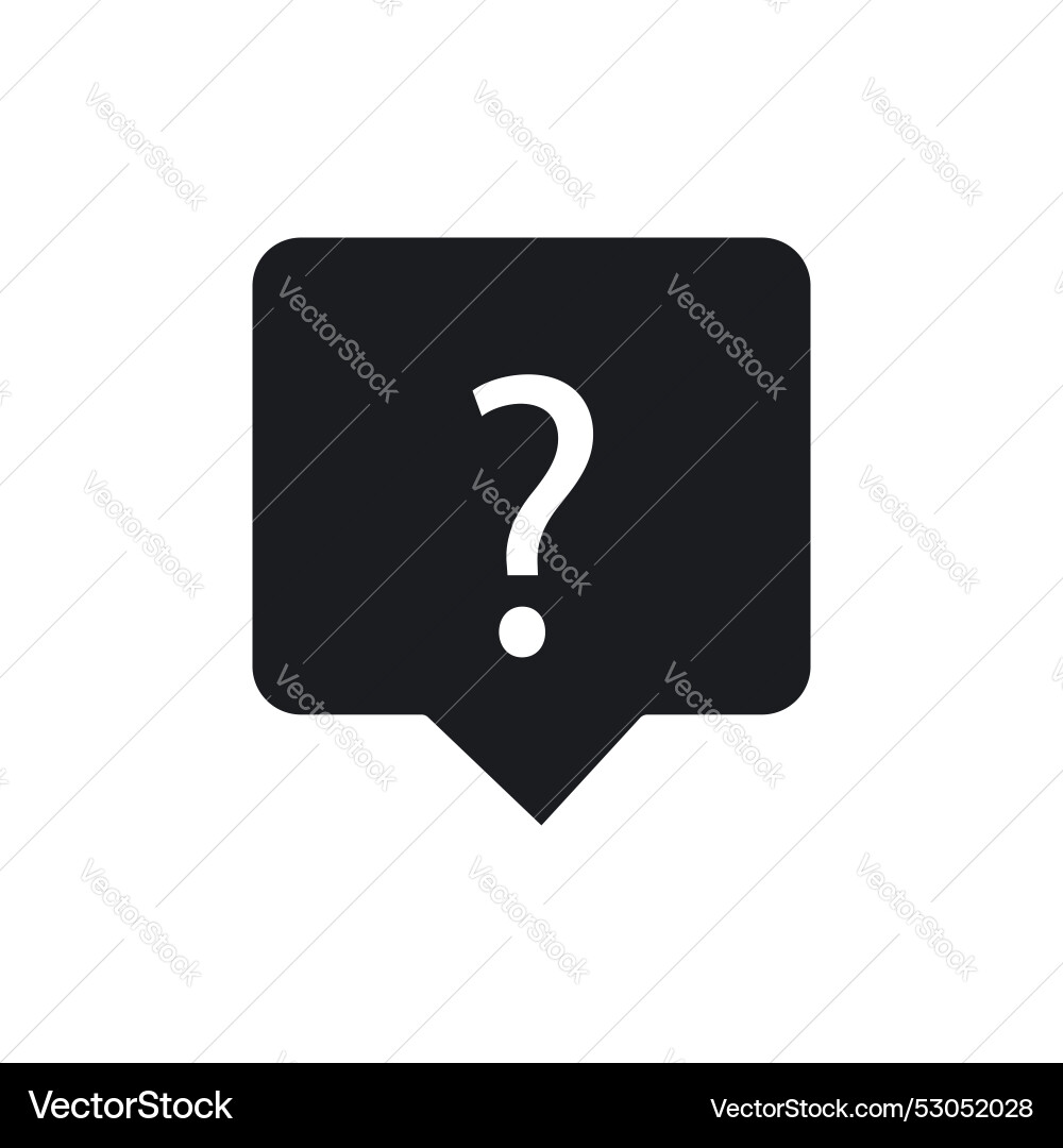 Interrogation icon set ask question help button Vector Image