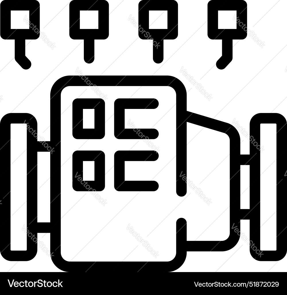 Data processing unit receiving information signals Data processing unit receiving information signals vector image