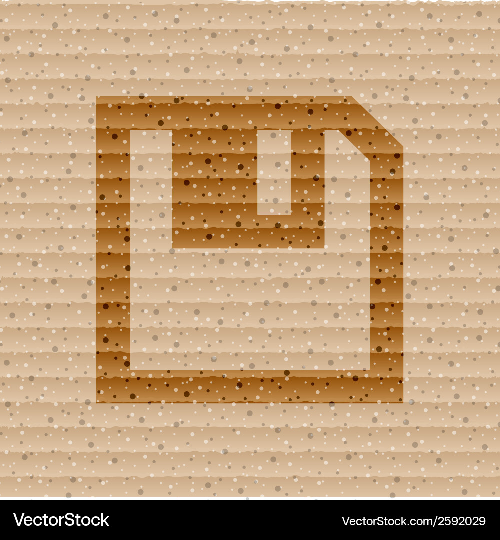Floppy disk flat modern web button and space vector image