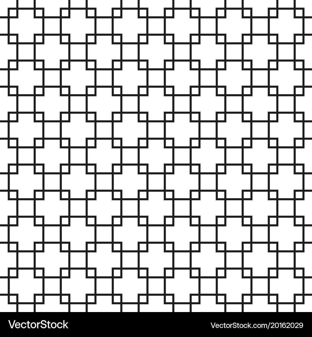 Geometric seamless pattern - simple mosaic vector image