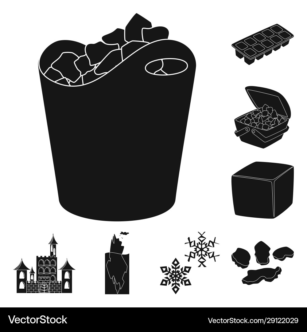 Isolated object cold and transparent sign Isolated object cold and transparent sign vector image