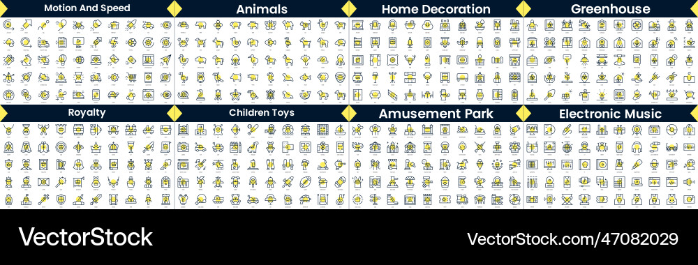 Linear style icons pack in this bundle include Linear style icons pack in this bundle include vector image
