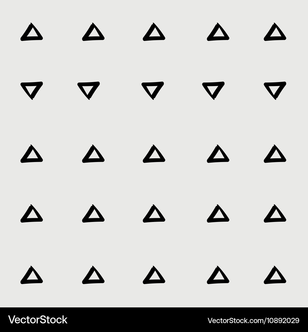 Pattern minimalist background triangle retro Vector Image