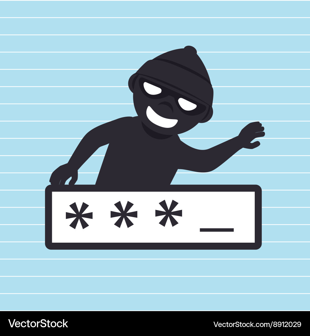 Security password design Vector Image