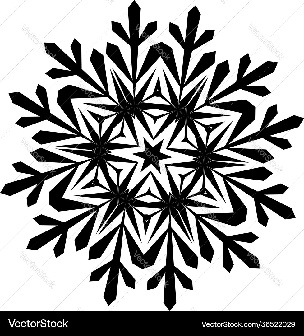 Snowflake icon Vector Image