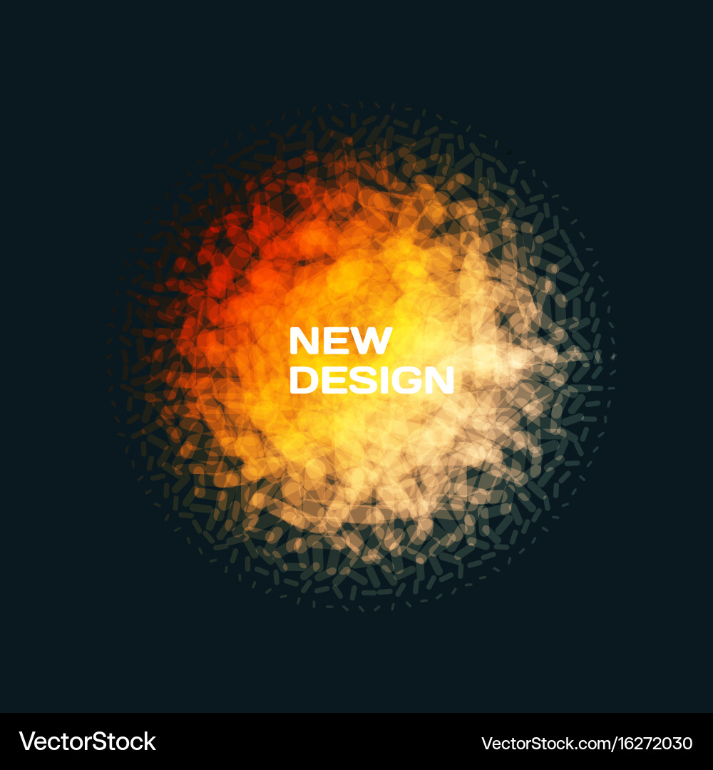 Abstract design elements for graphic layout vector image