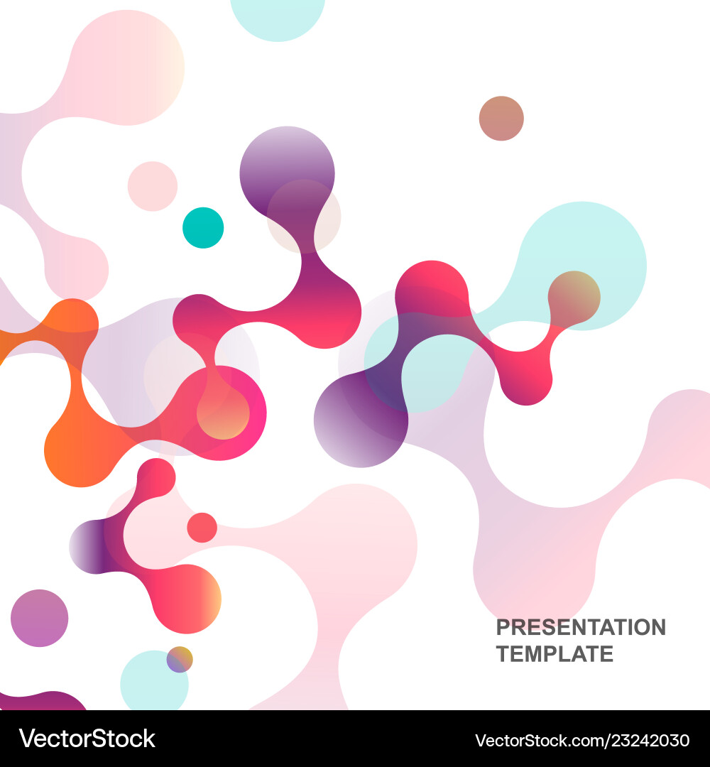 Abstract network connection structure vector image