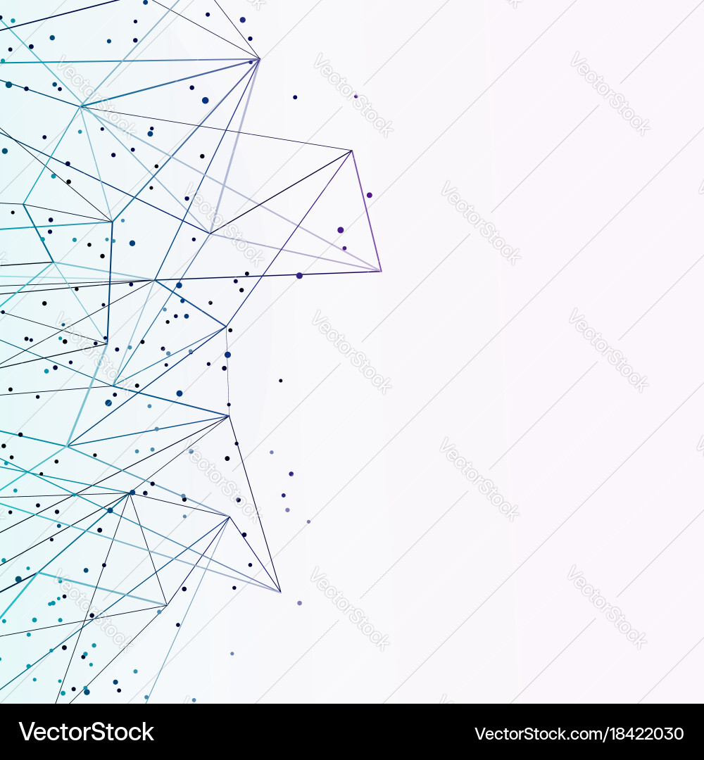 Abstract particle noise modern geometrical vector image