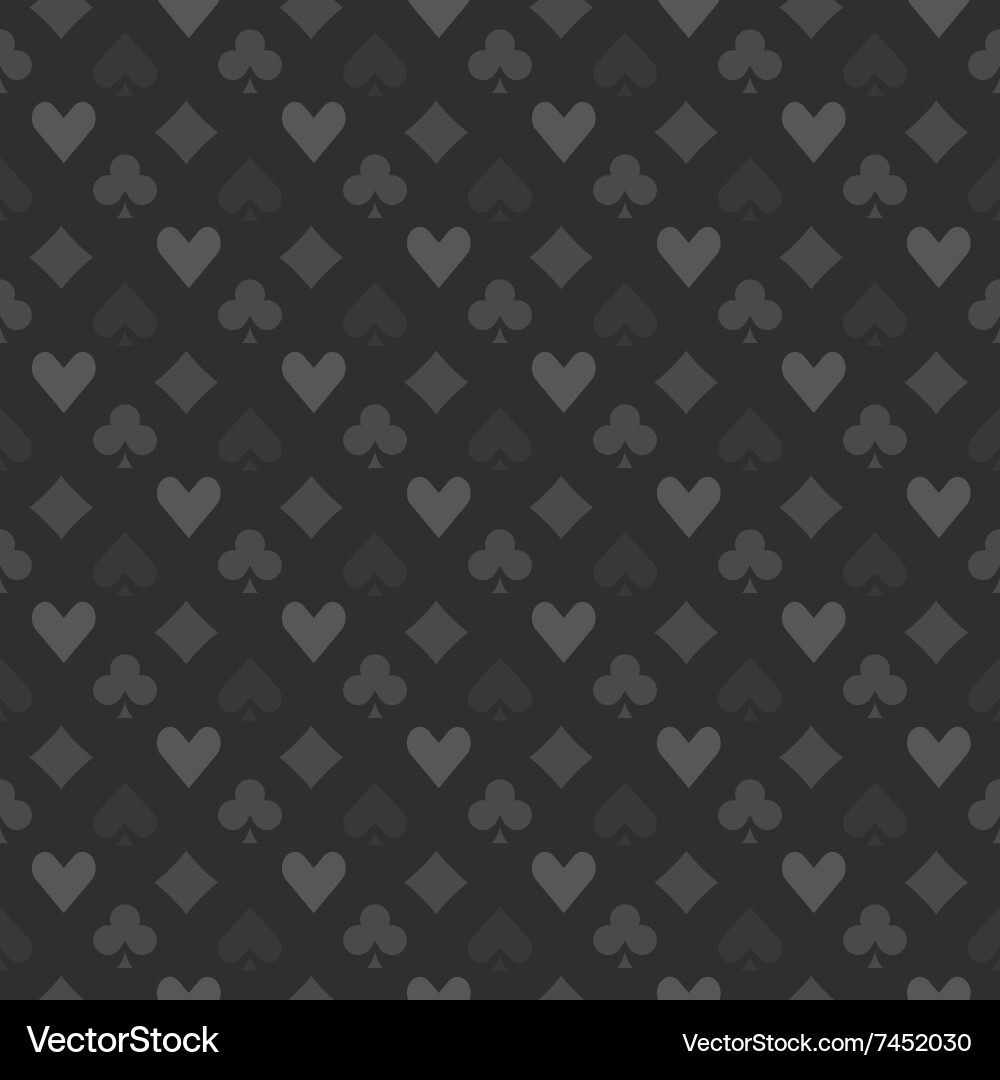 Dark Casino Suit Pattern vector image