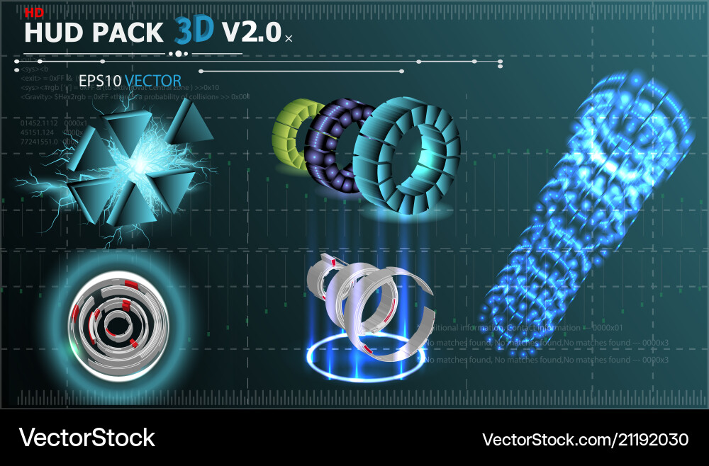 Fantastic abstract background with different Vector Image