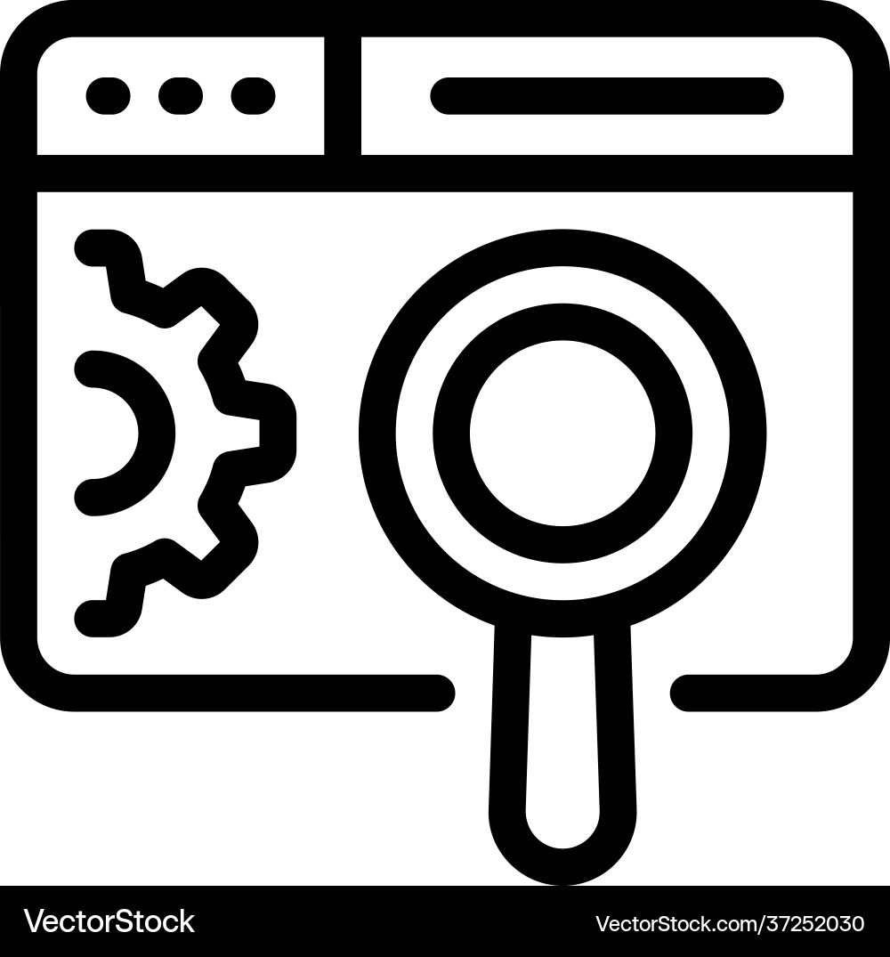Web search optimization Vector Image