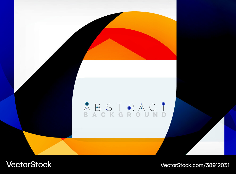 Abstract square shape with overlapping waves Abstract square shape with overlapping waves vector image