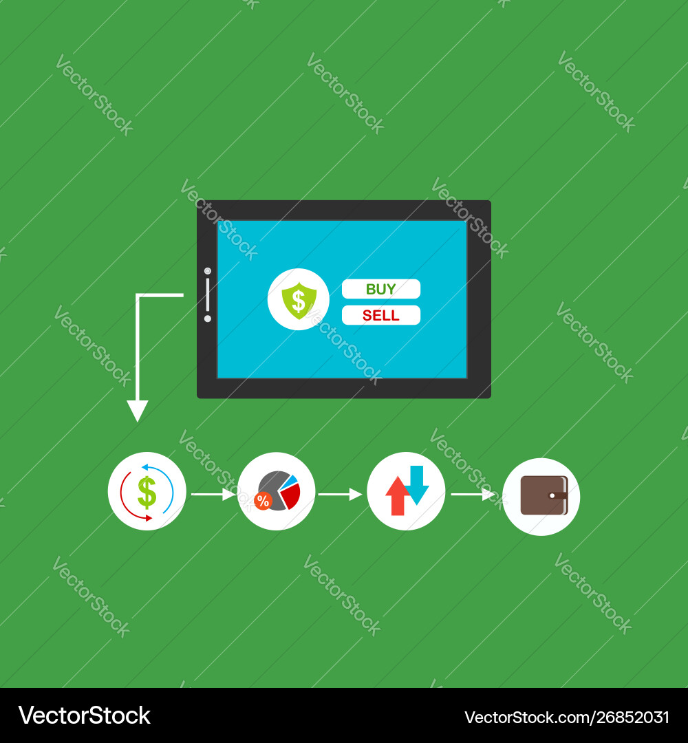 Concept online and mobile payments for web page Concept online and mobile payments for web page vector image