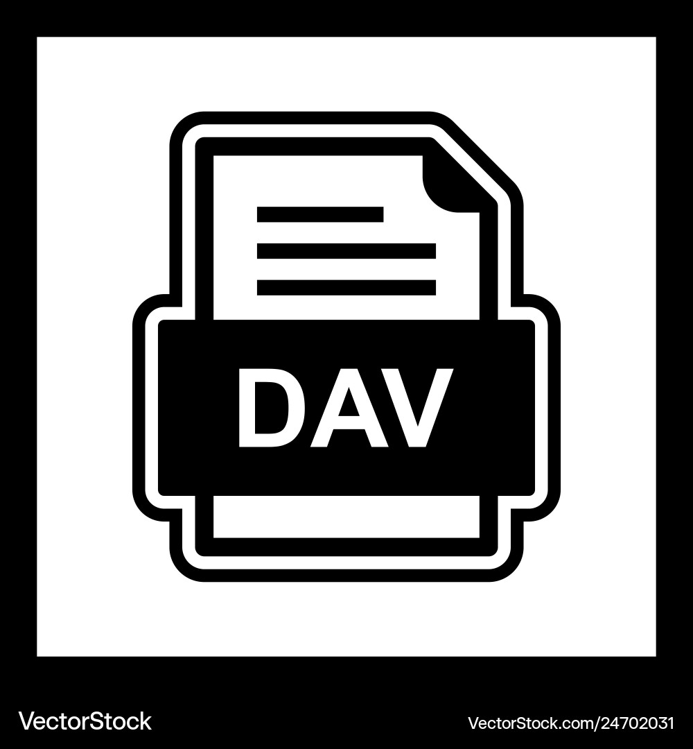 Dev file document icon vector image