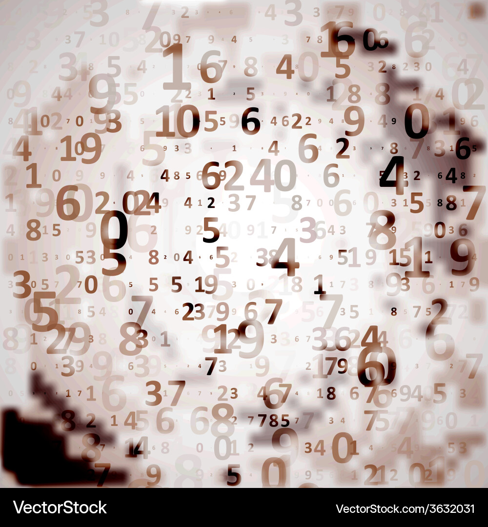 Digital code background vector image