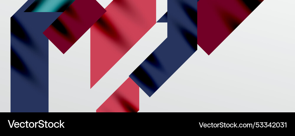 Dynamic lines and triangles Vector Image