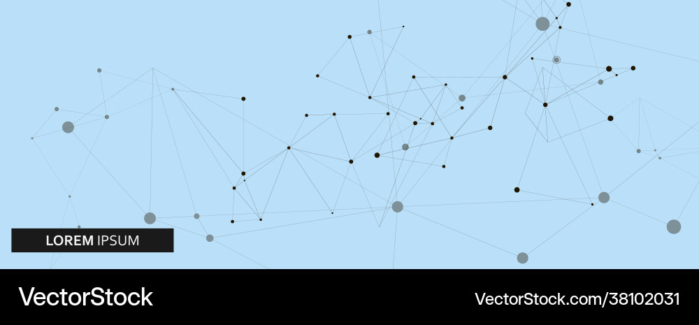 Global network connections with points lines Global network connections with points lines vector image