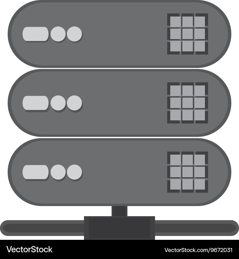 Web hosting icon Vector Image