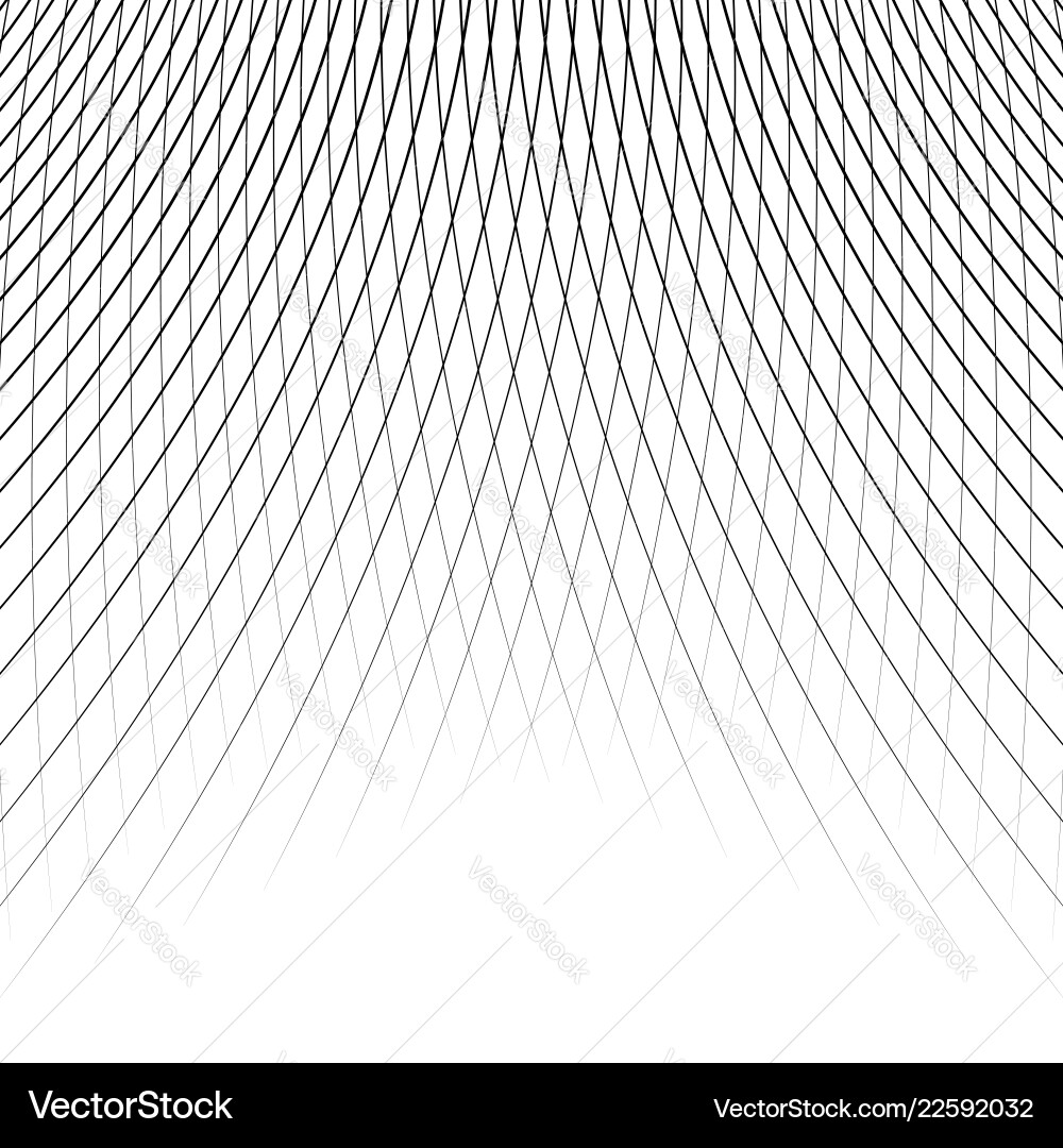 Grid - mesh of dynamic curved lines abstract Vector Image