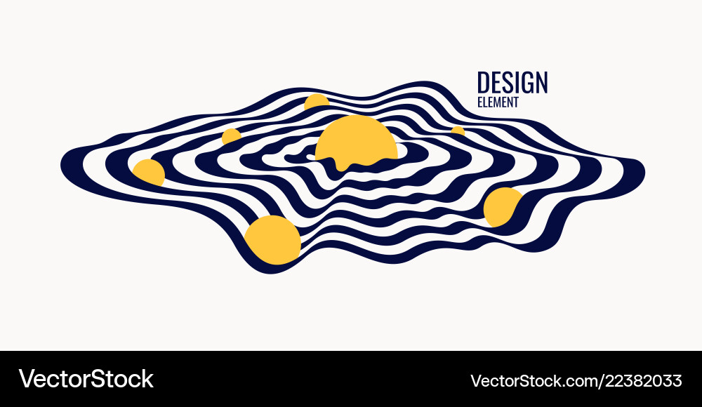 Amorphous elements with the effect of visual Amorphous elements with the effect of visual vector image