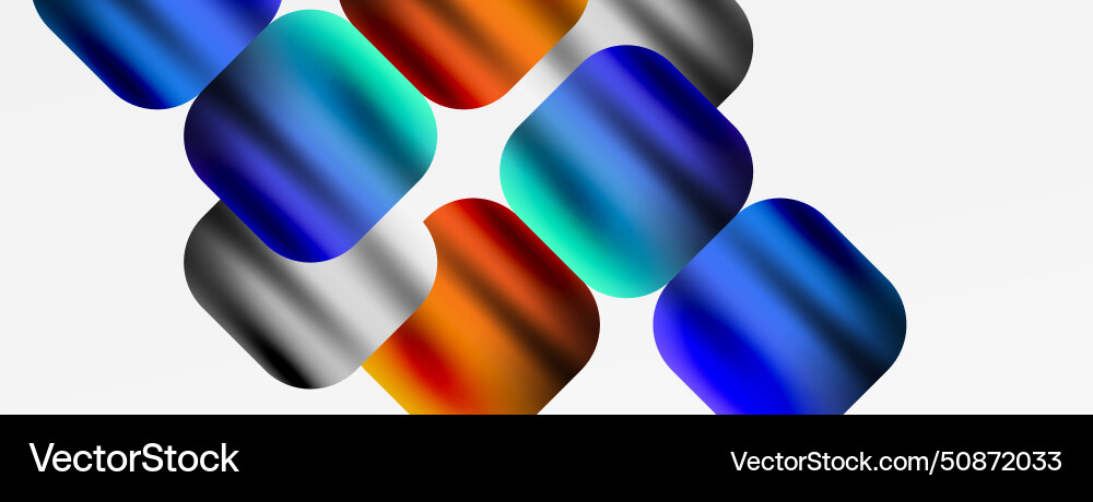 Metallic fluid color with geometric abstract Metallic fluid color with geometric abstract Vector Image