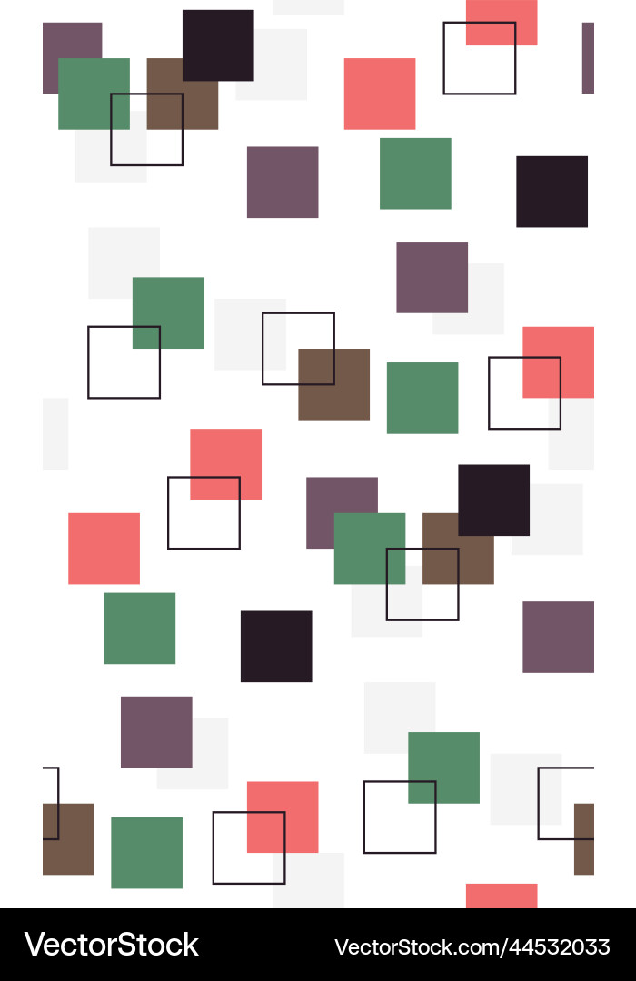 Seamless pattern made of rectangles solid Vector Image