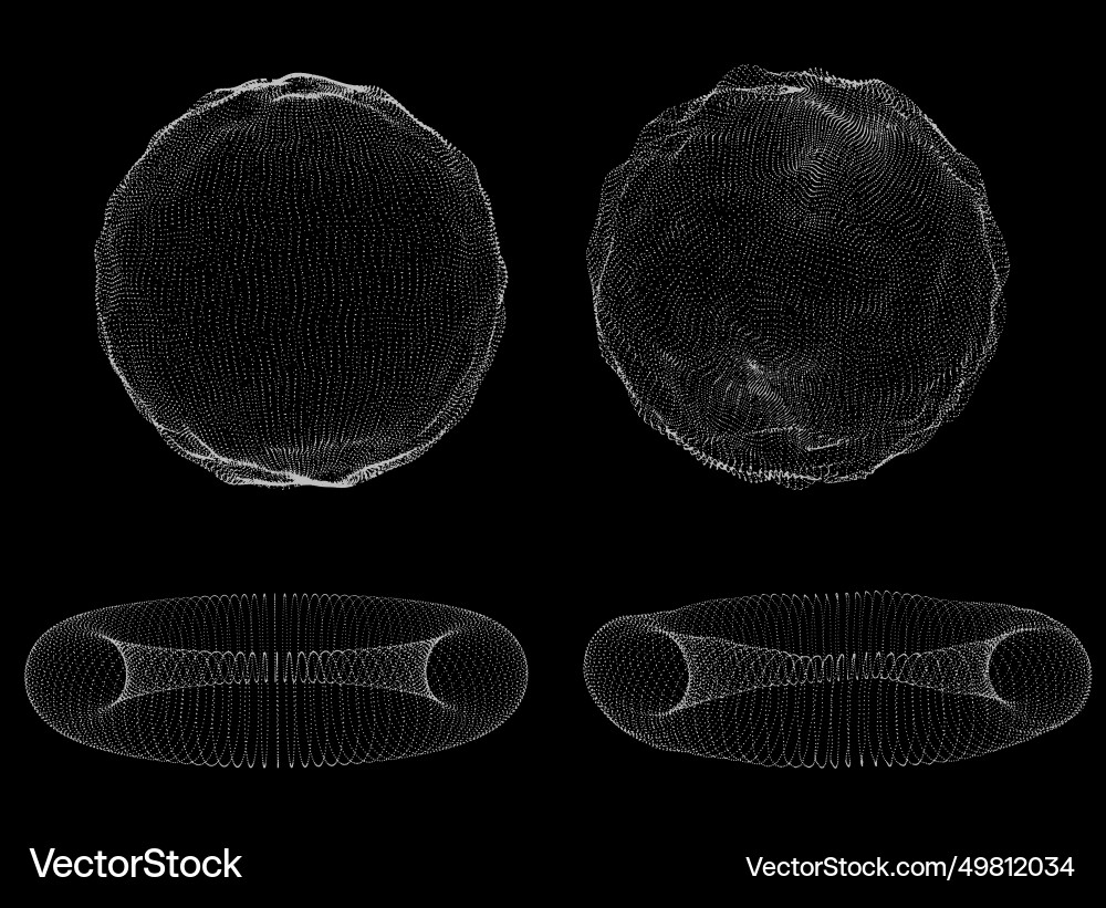 Abstract Particle System vector image