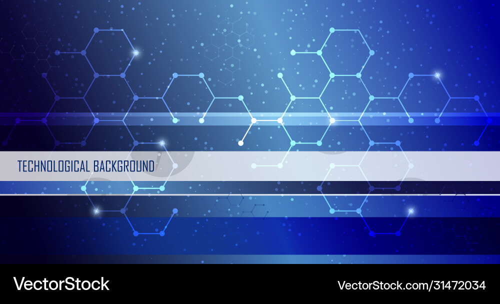 Abstract technology background honeycombs Abstract technology background honeycombs vector image