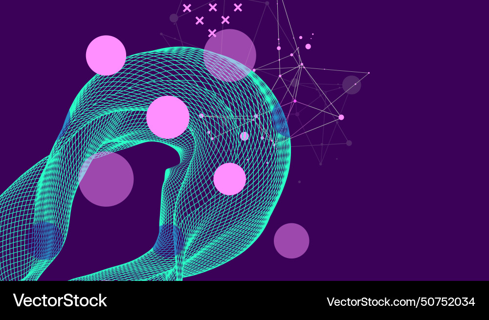 Abstract wave is made in a frame style template Abstract wave is made in a frame style template Vector Image