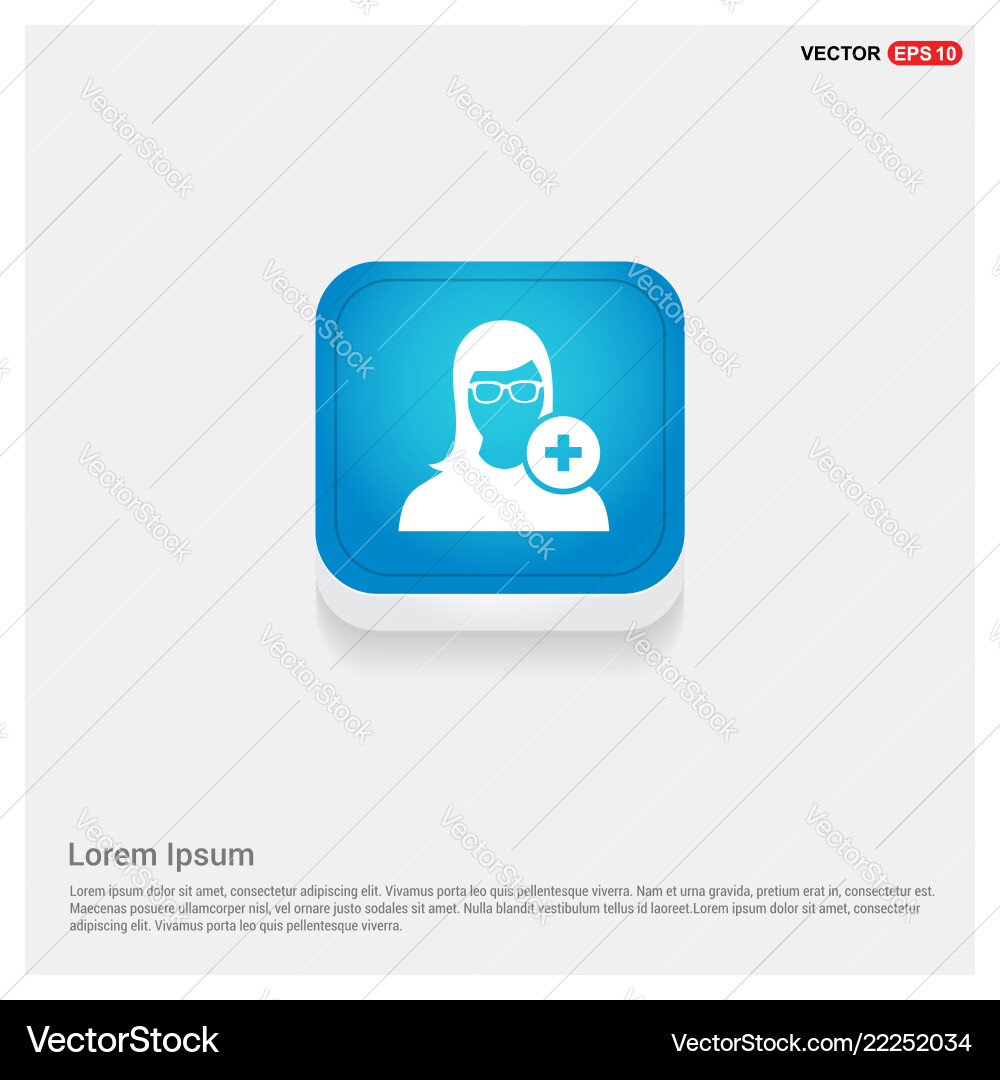 Add user icon vector image